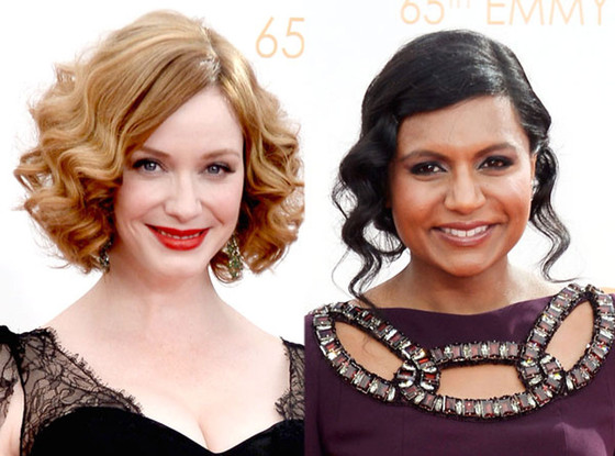 Christina Hendricks, Mindy Kaling, Emmy Awards, 2013 Christina Hendricks, Mindy Kaling, Emmy Awards, 2013